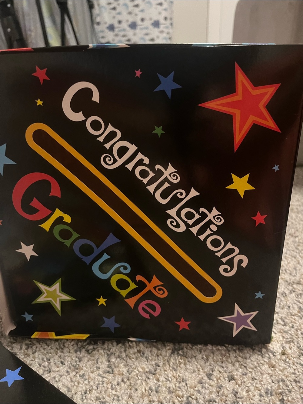 Card Box — Multicolor Graduation Star Design - Picture 4 of 6